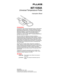 Thumbnail of document Manual - 80T-150U Universal Temperature Probe